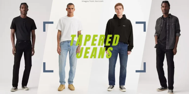 what are tapered jeans