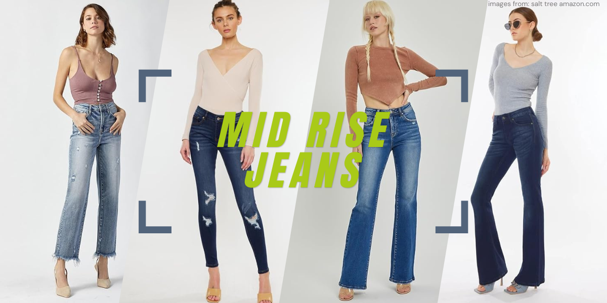 what are mid rise jeans