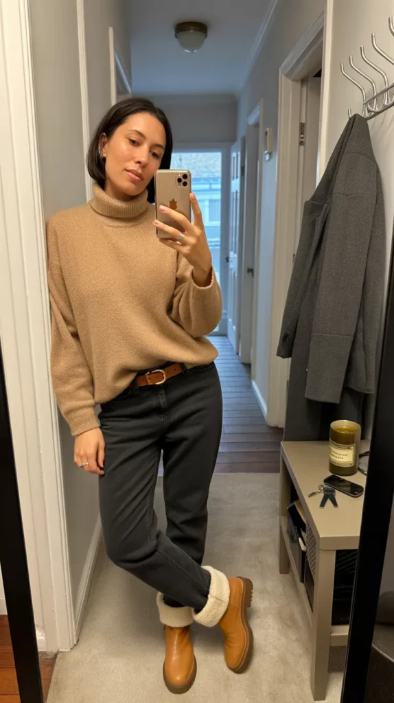 Cashmere Sweater + Insulated Jeans Magic