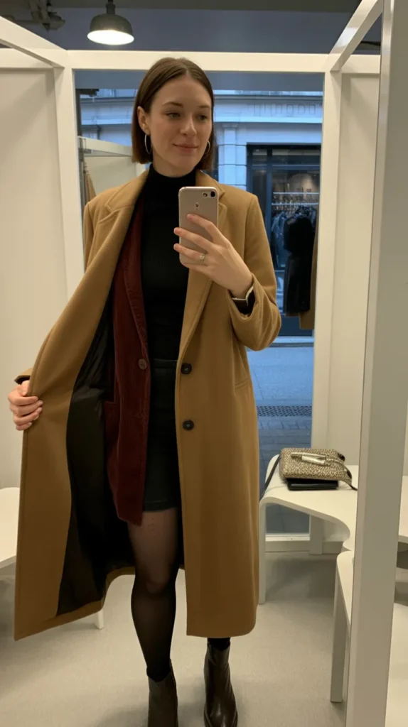 Wool Coat + Strategic Layering